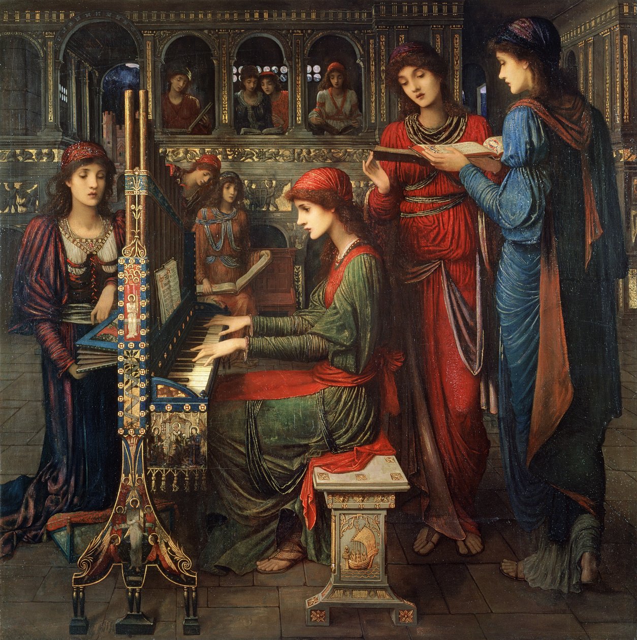St. Cecilia, 1897 av John Melhuish Strudwick