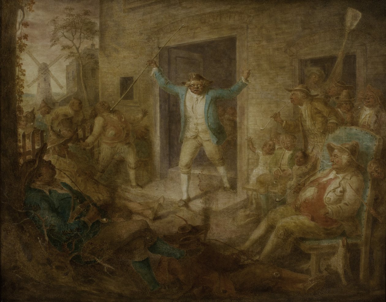 Vilhelm den testyas dekret mot tobak, 1865 av John Quidor