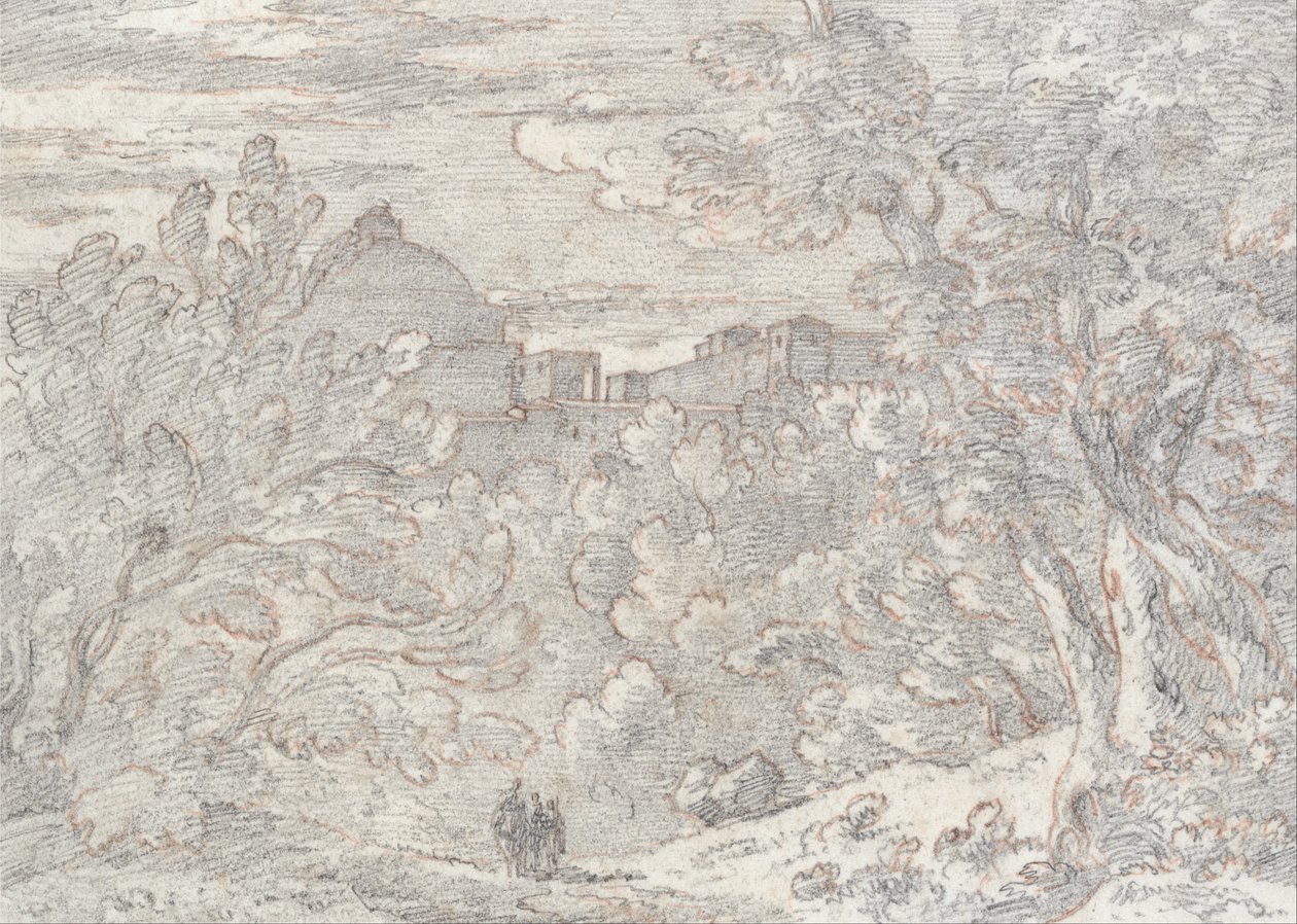 Ariccia av John Robert Cozens