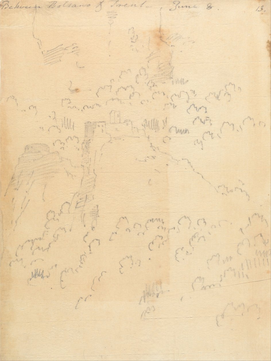 Between Bolzano and Trent, June 8 av John Robert Cozens