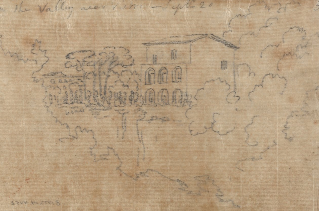 In the Valley near Vietri, 20 September av John Robert Cozens