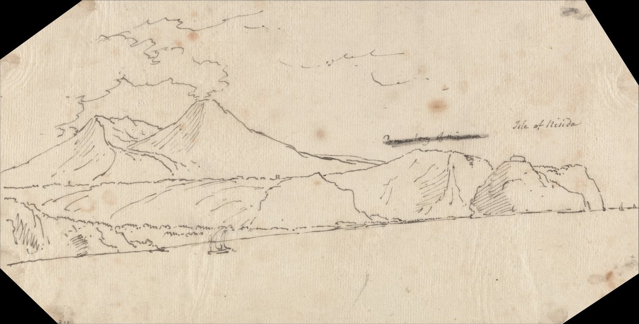 Isle of Nisida av John Robert Cozens