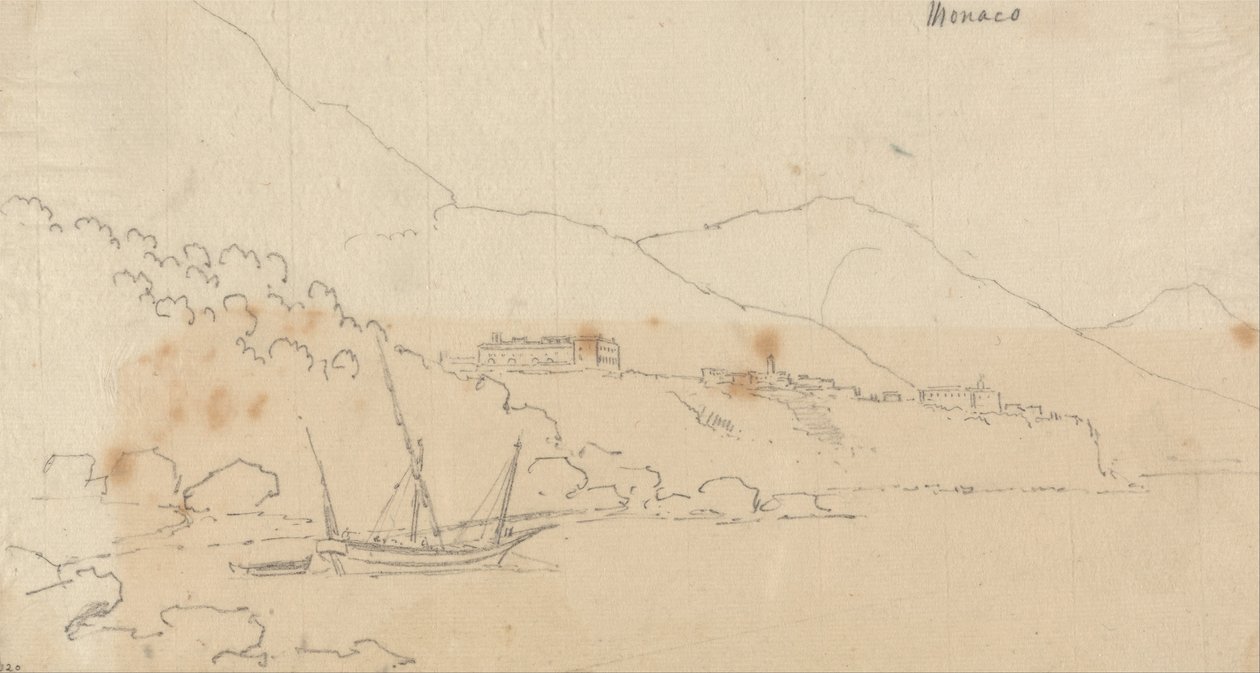 Monaco av John Robert Cozens