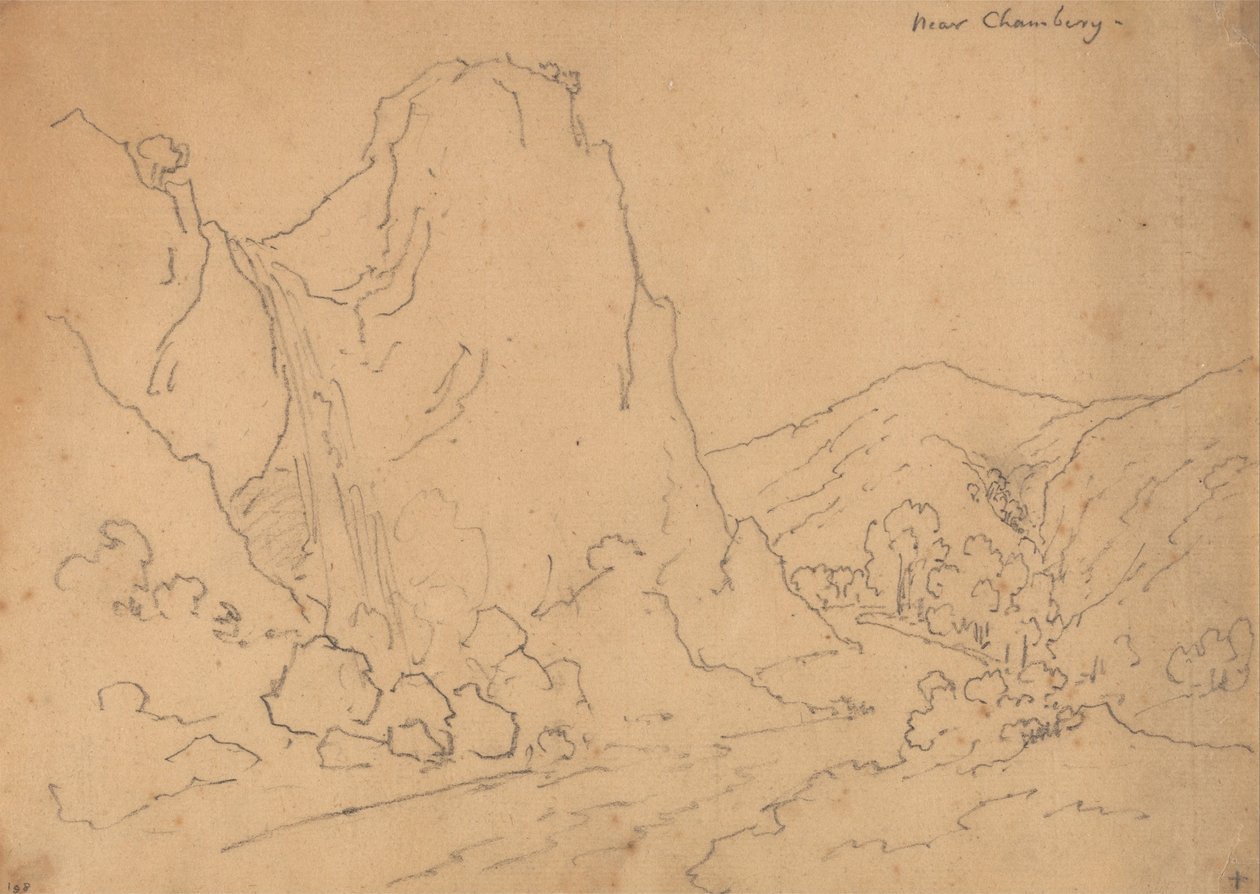 Nära Chambéry av John Robert Cozens