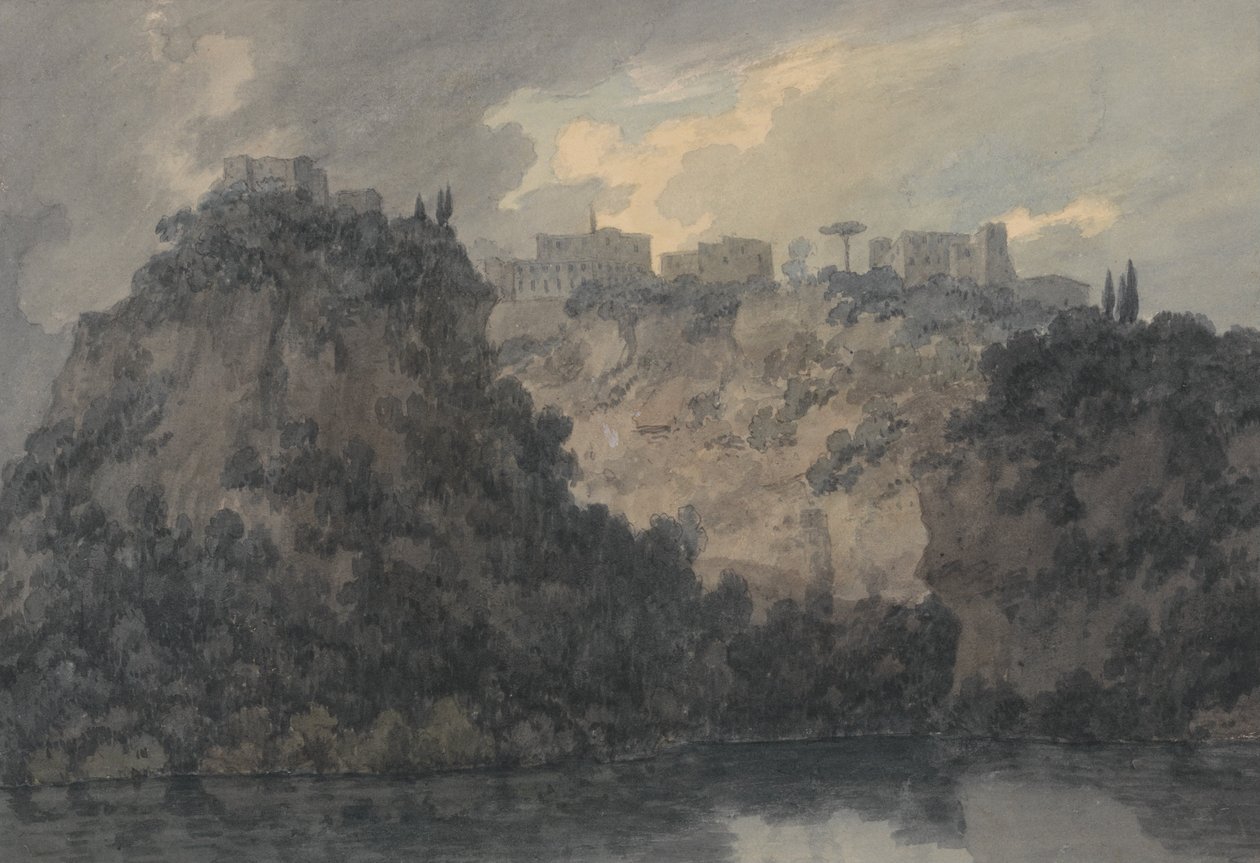 Vid sjön Nemi av John Robert Cozens