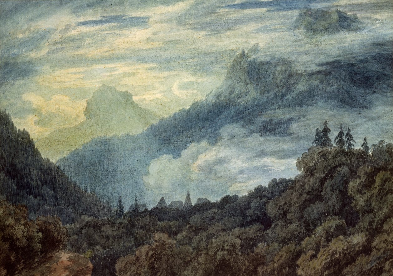 Grand Chartreuse av John Robert Cozens