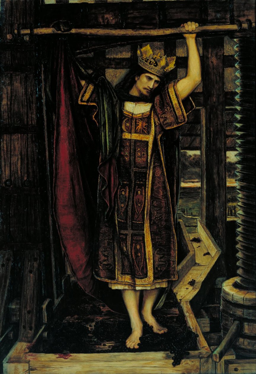Vinpressen av John Roddam Spencer Stanhope