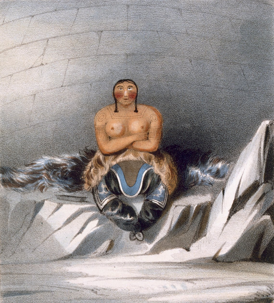 Kemig, en ung infödd kvinna, 1835 av John Ross