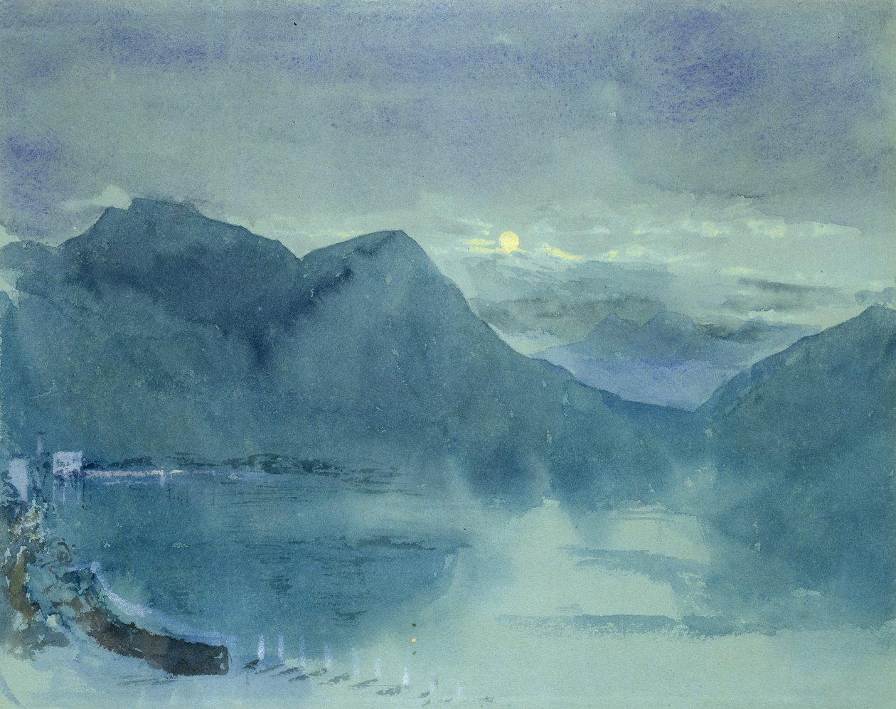 Luganosjön av John Ruskin
