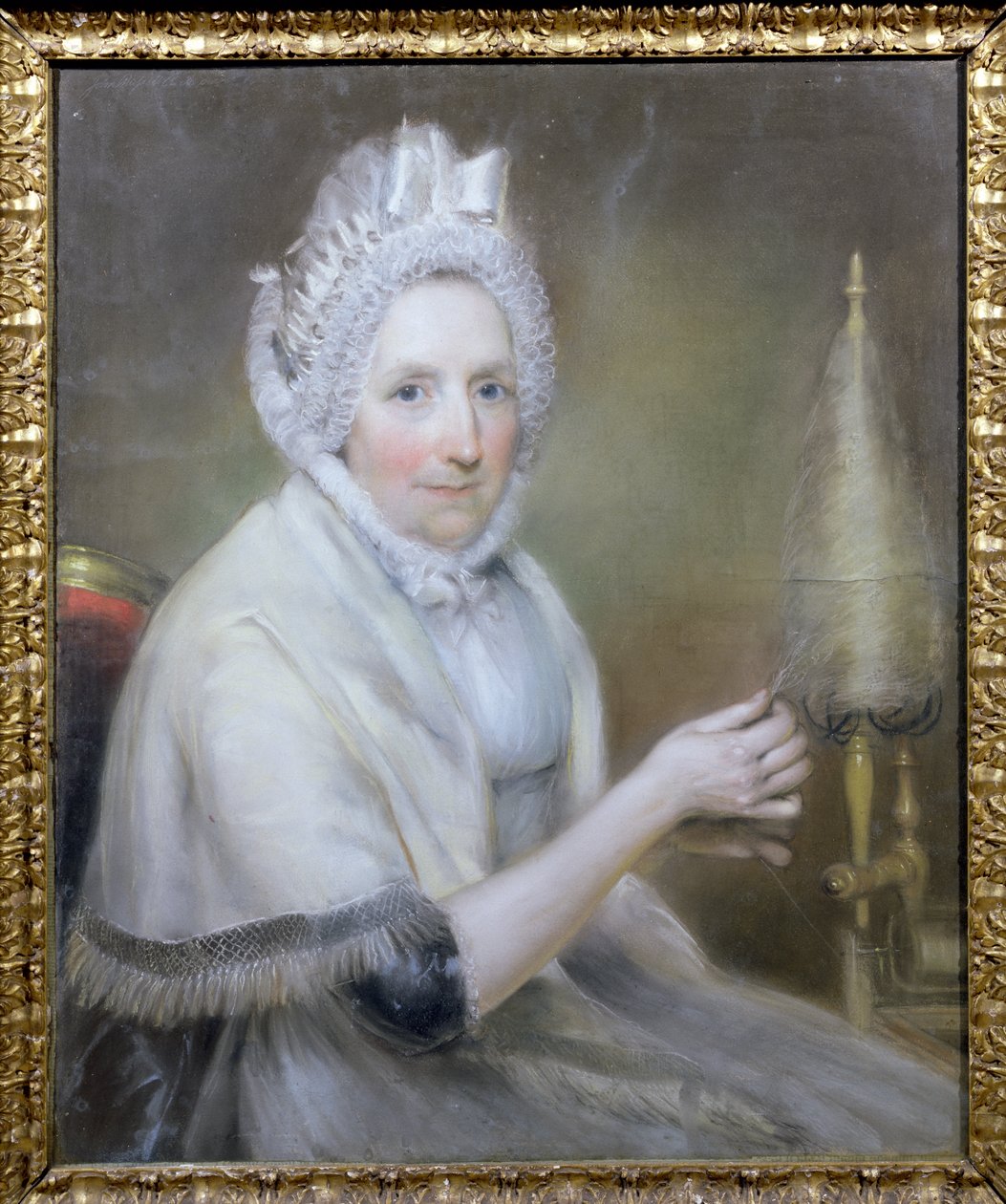 Mrs Jeremy Dixon från York (pastell) av John Russell