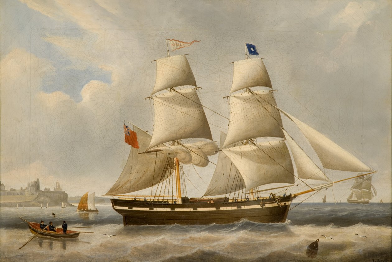 Collierbriggen Sicilien av John Scott