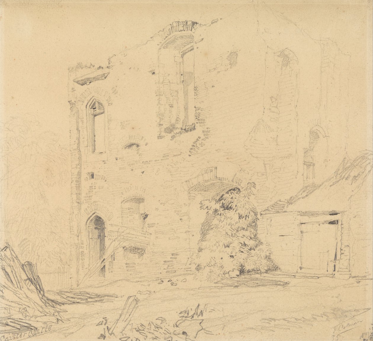 Caister Castle, Norfolk av John Sell Cotman