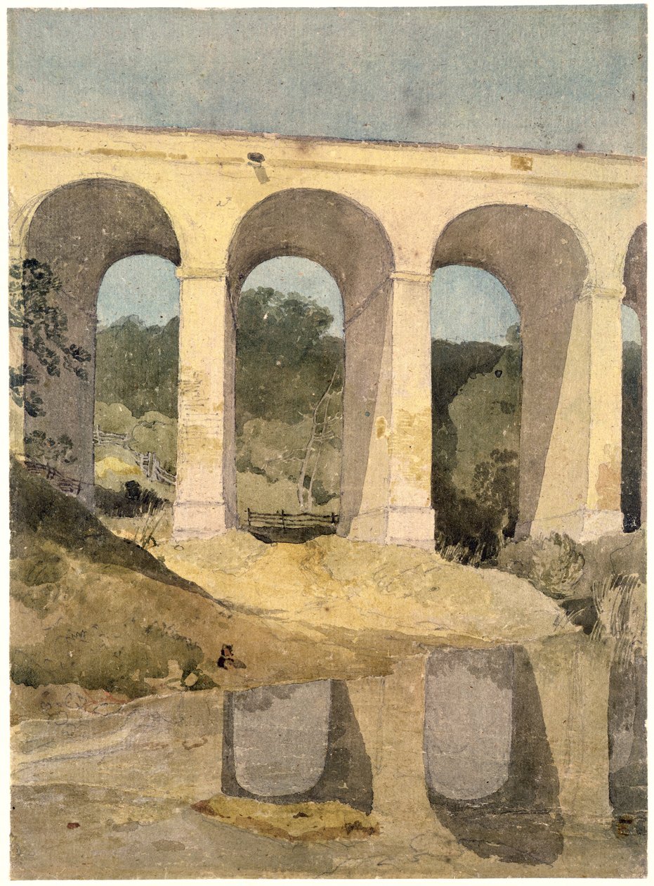 Akvedukten i Chirk, 1806-7 av John Sell Cotman