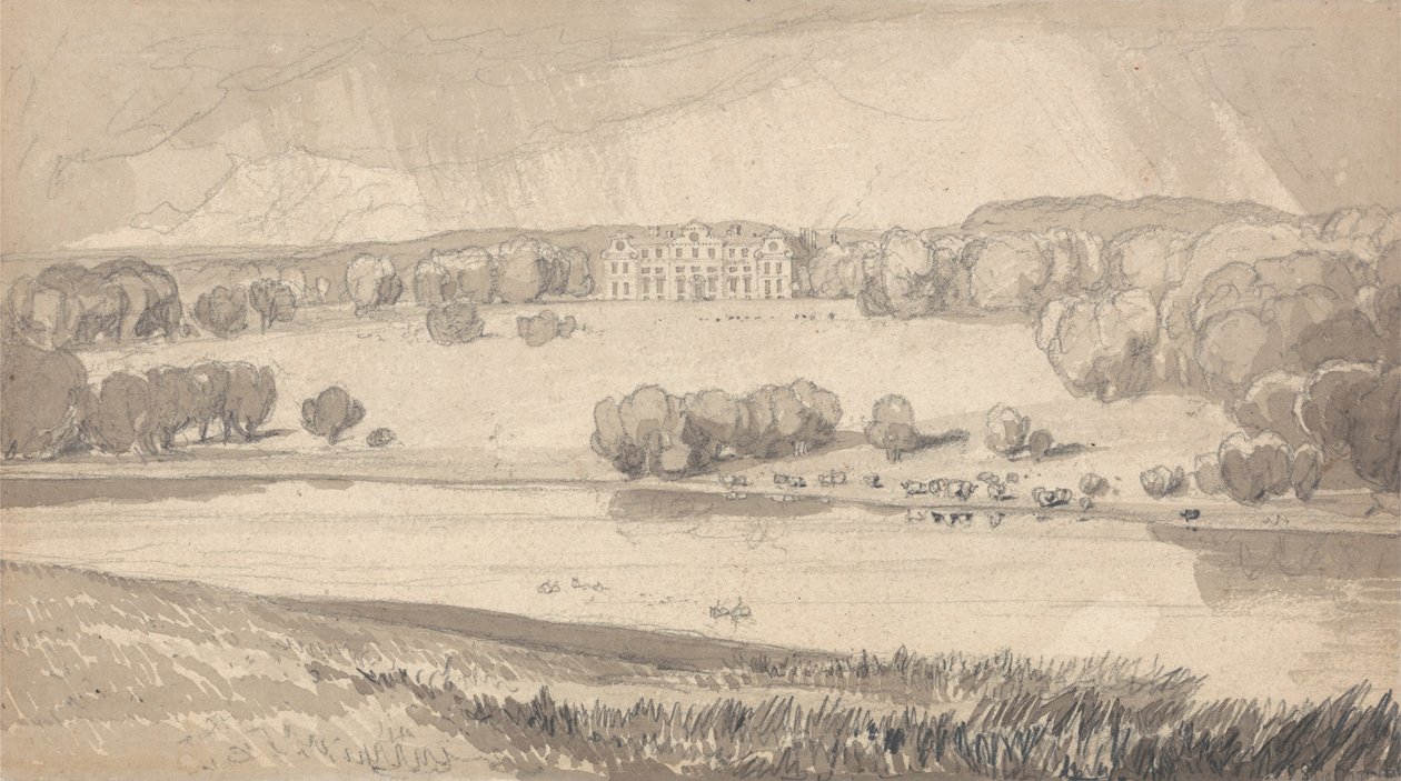 Raynham Hall, Norfolk av John Sell Cotman