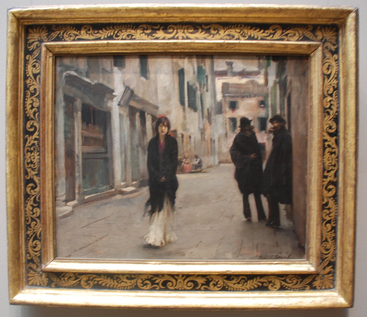  Street in Venicen av John Singer Sargent