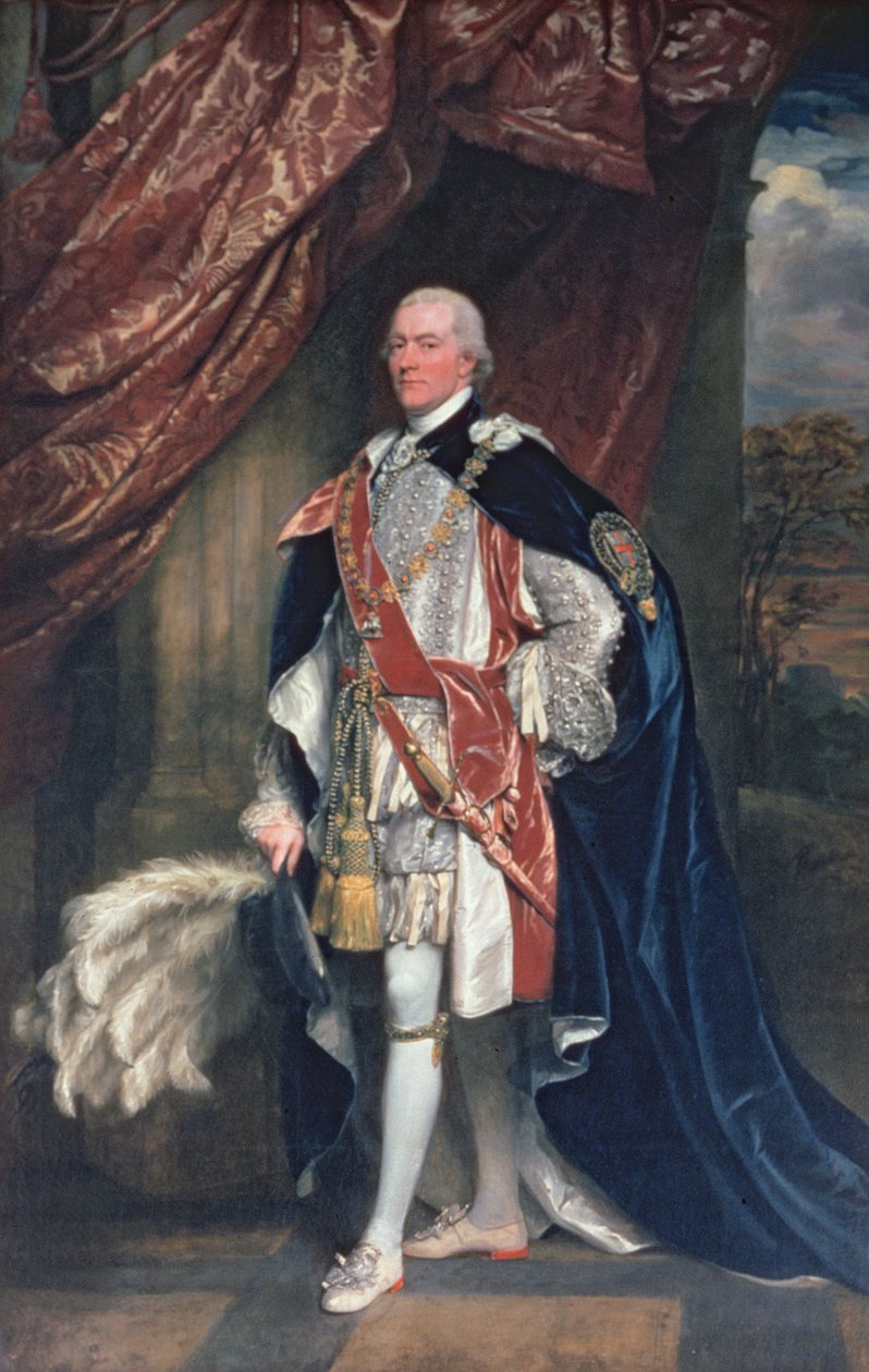 George John Spencer, 1. Lord of the Admiralty i Garter Robesswed av John Singleton Copley