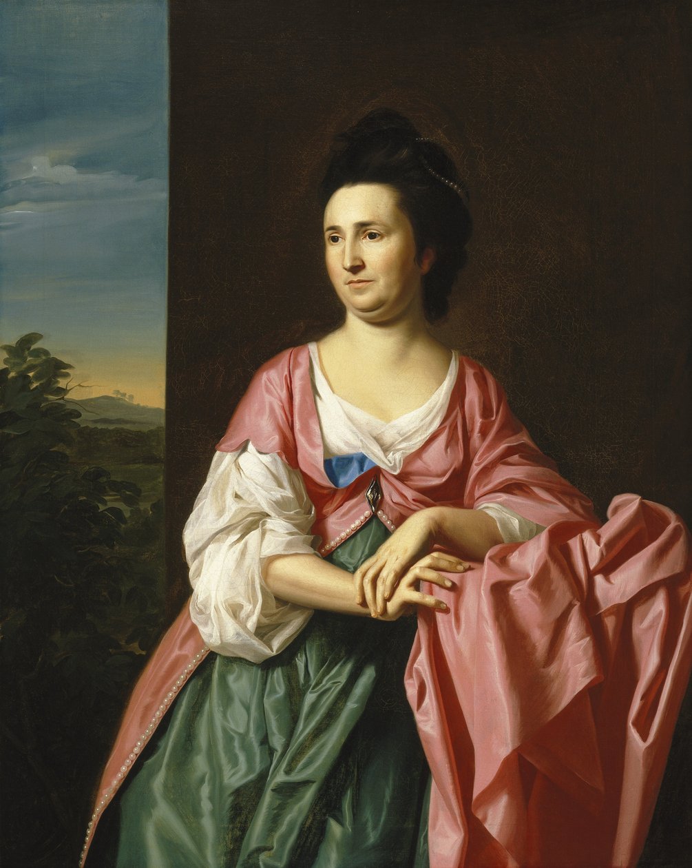 Fru Sylvester Gardiner, född Abigail Pickman, tidigare fru William Eppes. av John Singleton Copley