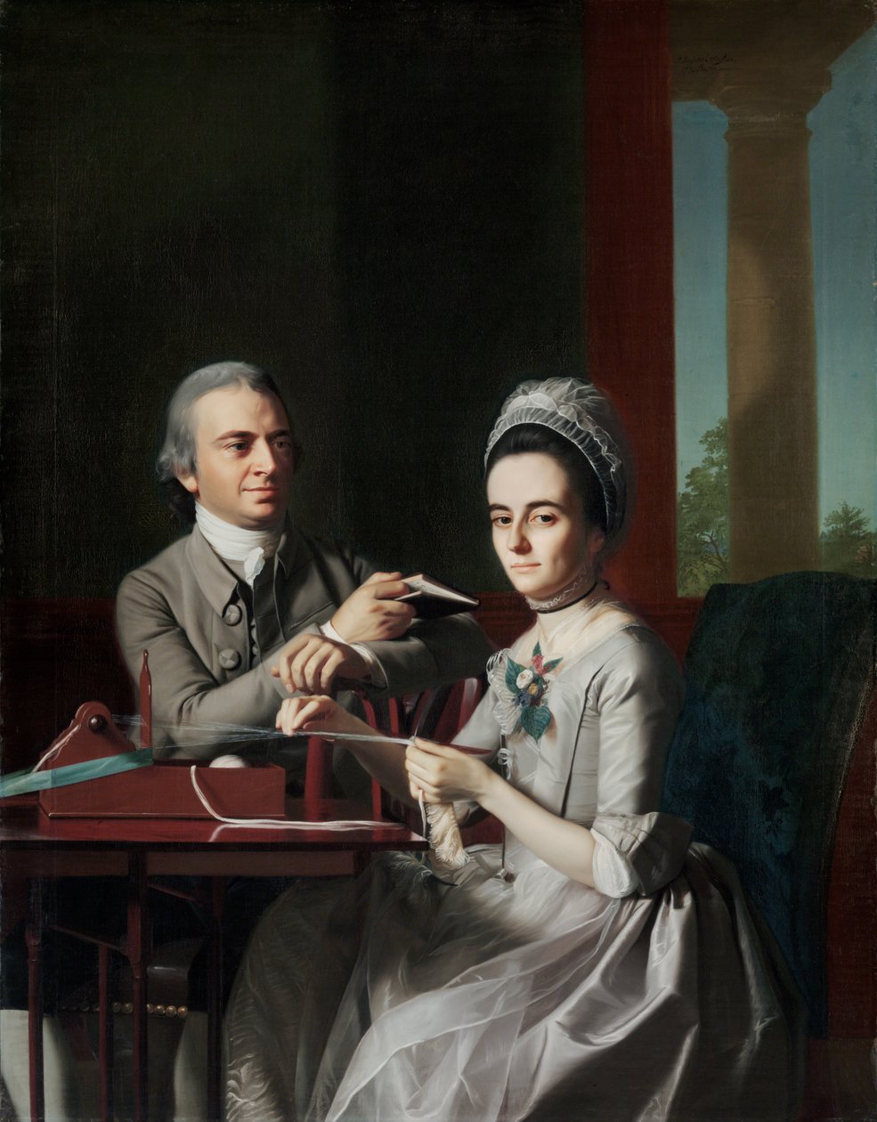 Porträtt av herr och fru Thomas Mifflin (Sarah Morris) av John Singleton Copley