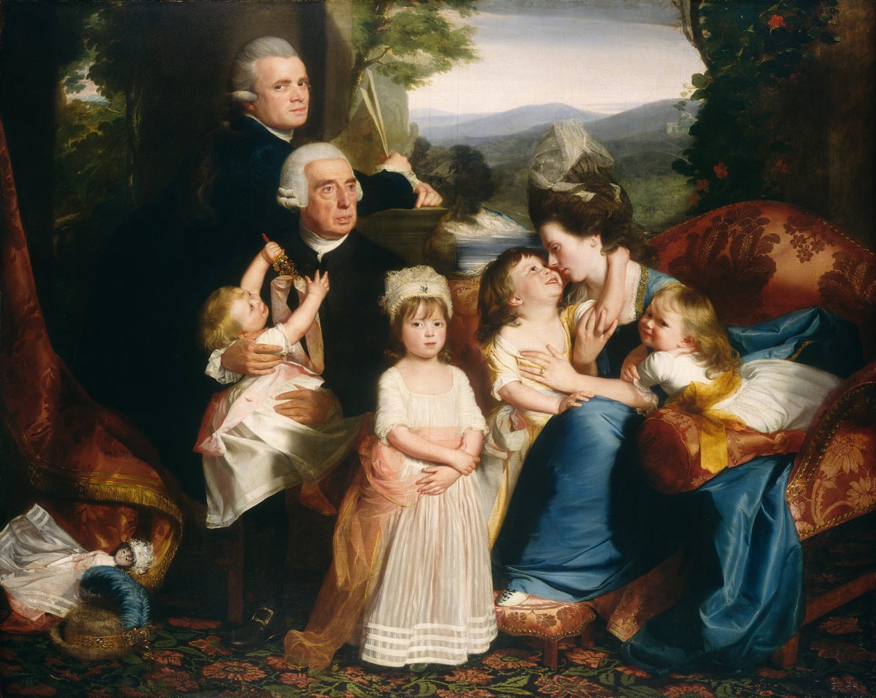 The Copley Family av John Singleton Copley