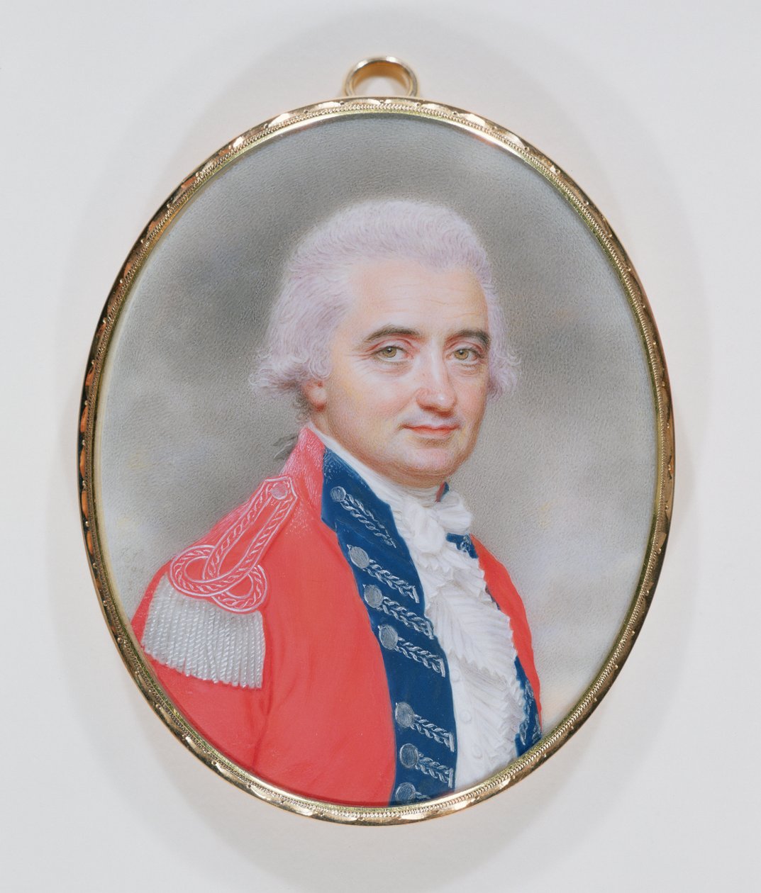 Generalmajor Sir Barry Close (d. 1813) 1794 (wc og gouache på elfenben) sverige av John Smart
