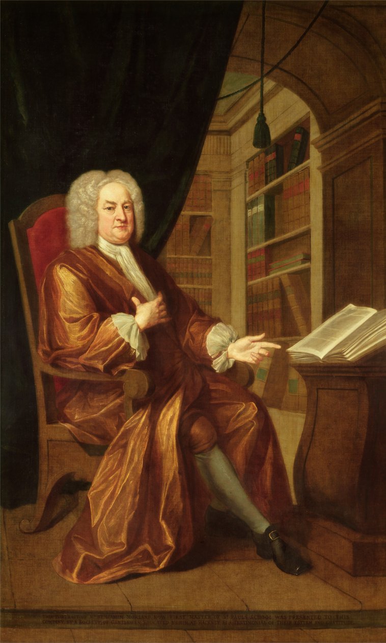 Benjamin Moreland, högmästare vid St. Pauls School av John Smibert
