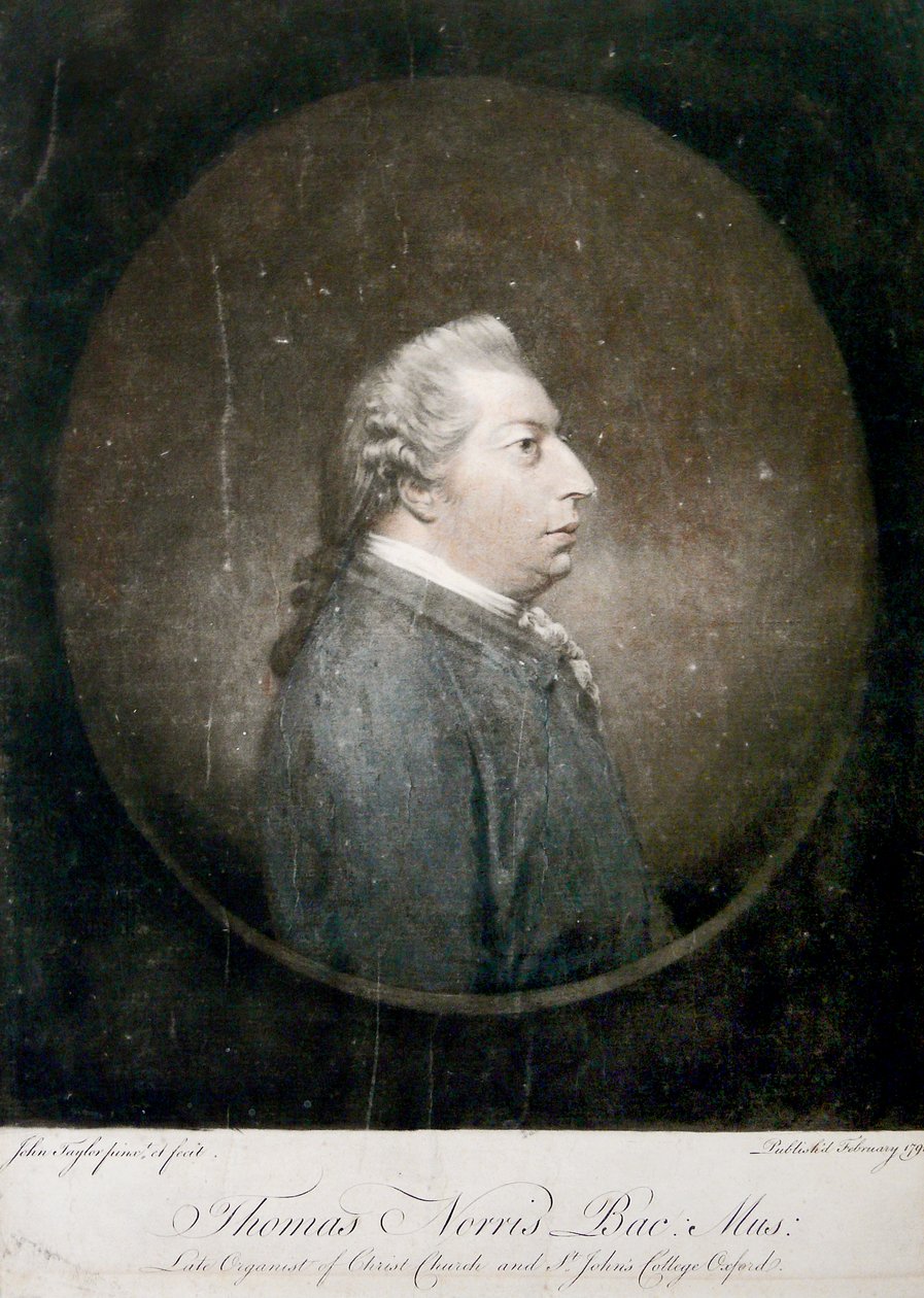 Thomas Norris, 1791 (handfärgad mezzotint) av John Taylor