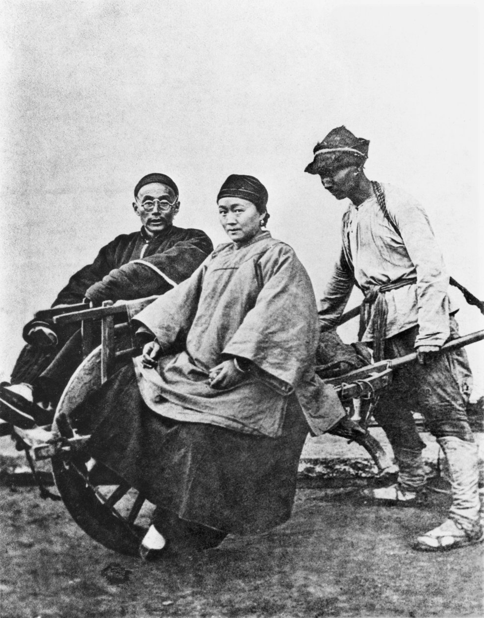 Kinesisk rickshaw, ca 1870 av John Thomson