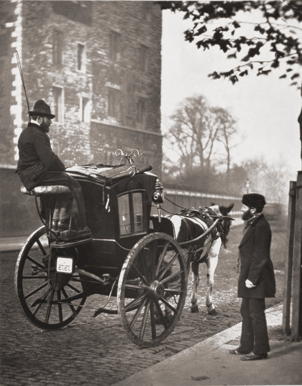 London Cabmen, från "Street Life in London", av J. Thomson och Adolphe Smith, 1877 av John Thomson