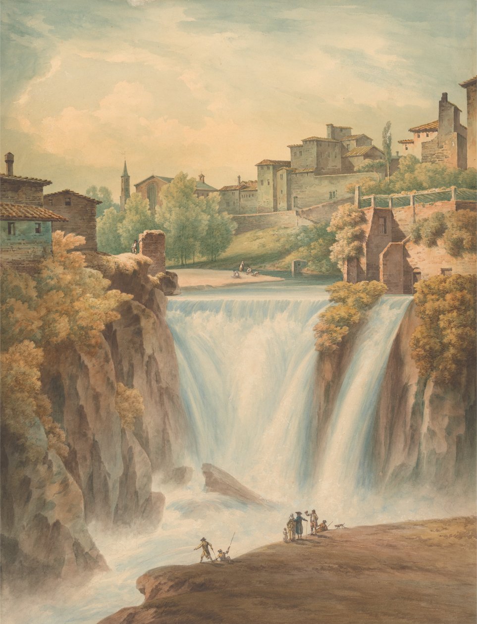 Falls of Tivoli av John Warwick Smith