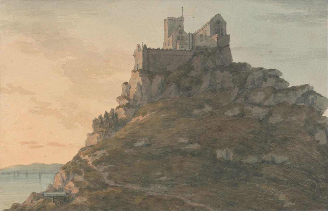 Saint Michaels Mount, Cornwall av John Warwick Smith