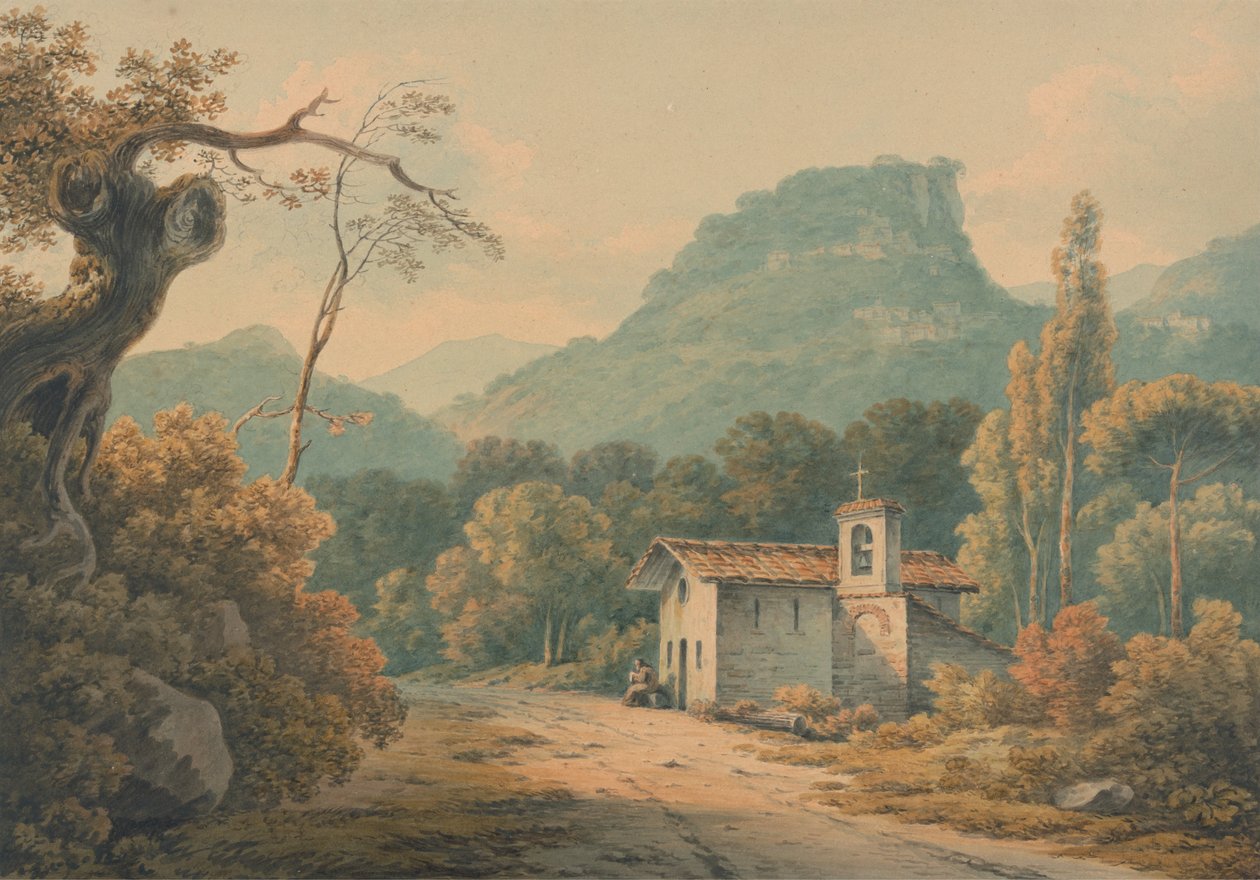 The Hermitage at Frascati av John Warwick Smith