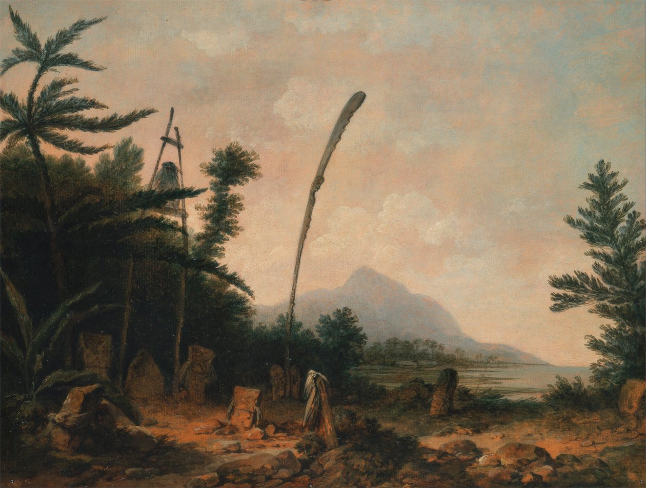 Burial Ground in the South Seas av John Webber