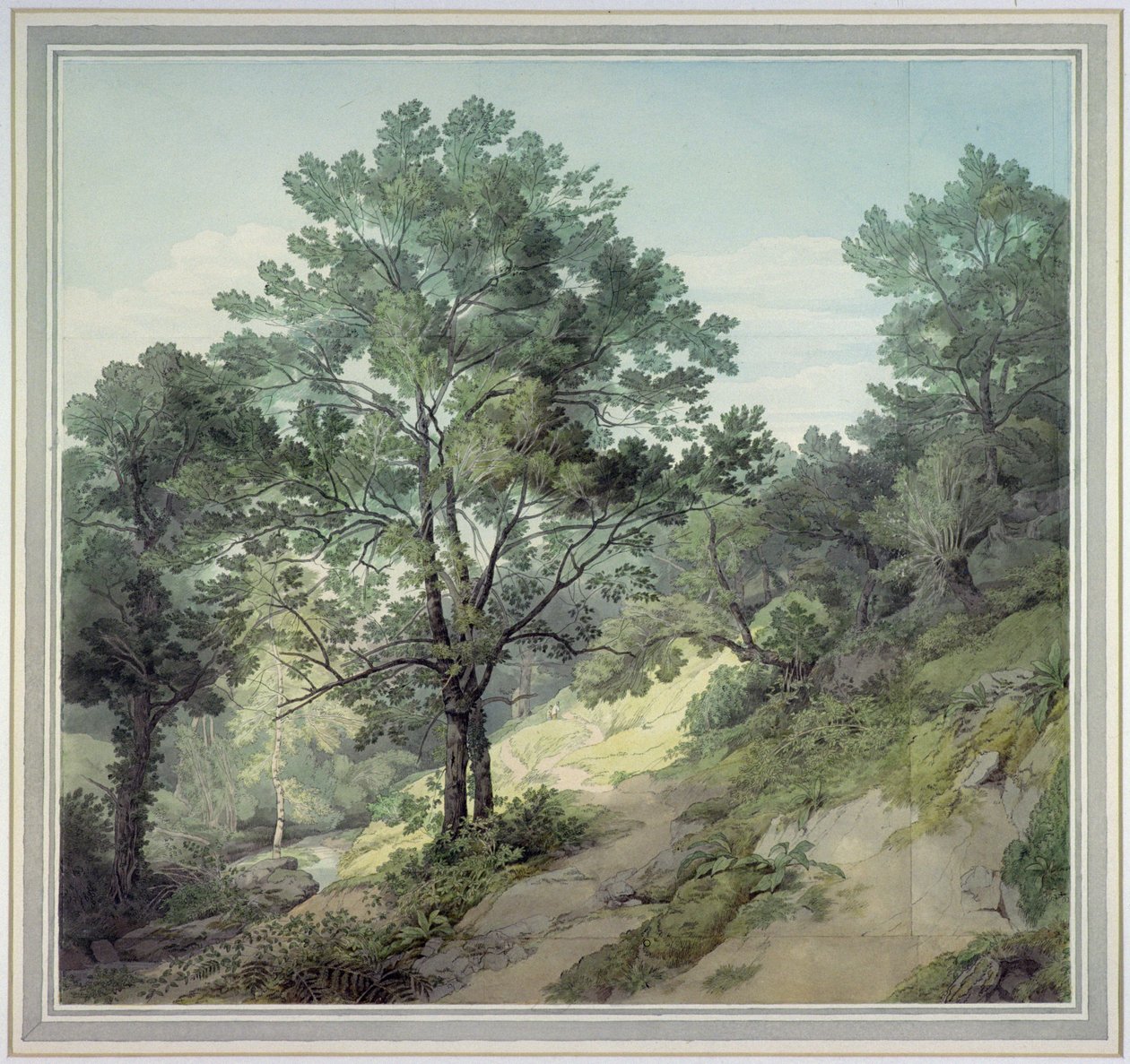 Utsikt nära Cantonteign, Devon av John White Abbott