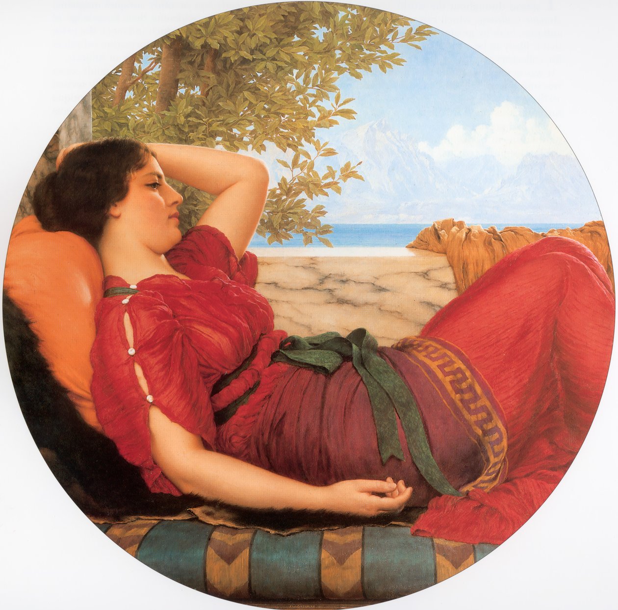  In Realms of Fancyn av John William Godward