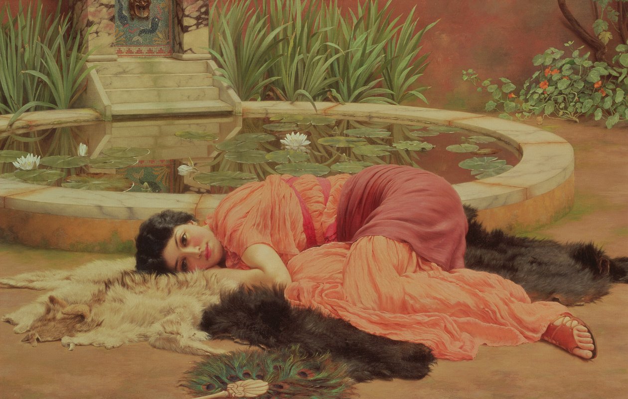 Dolce Far Niente, 1904 av John William Godward