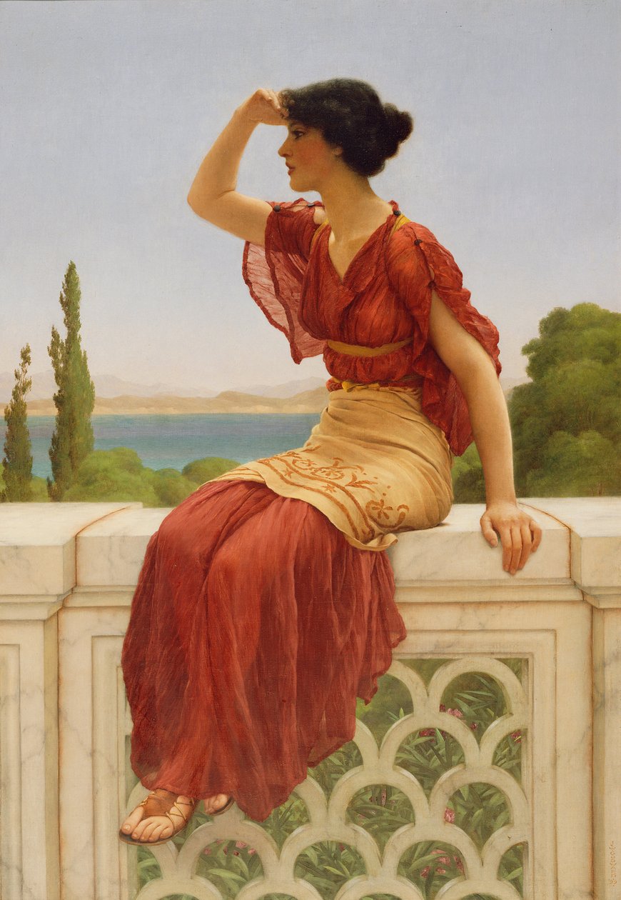 Signalen, 1899 av John William Godward