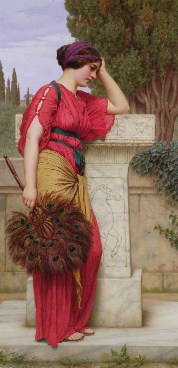 Den eftertänksamma av John William Godward