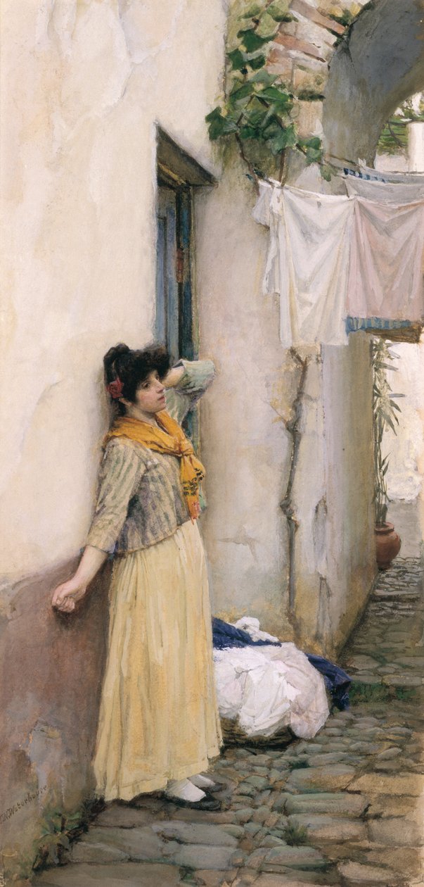 Italiensk flicka av John William Waterhouse