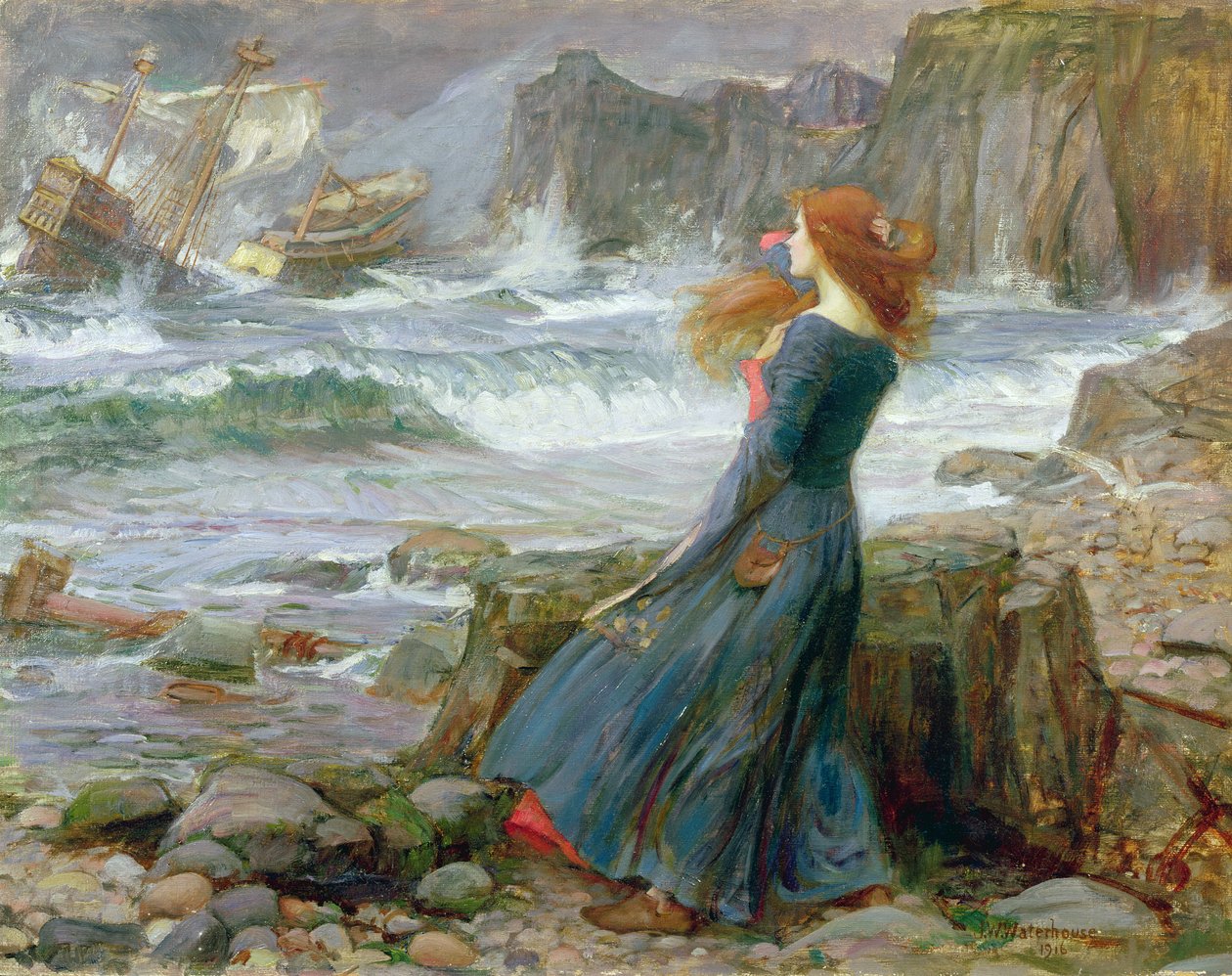 Miranda, 1916 av John William Waterhouse