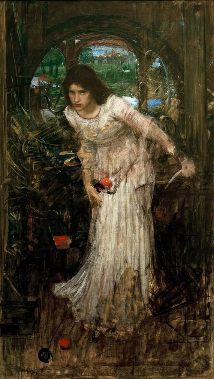 The Lady of Shalott av John William Waterhouse