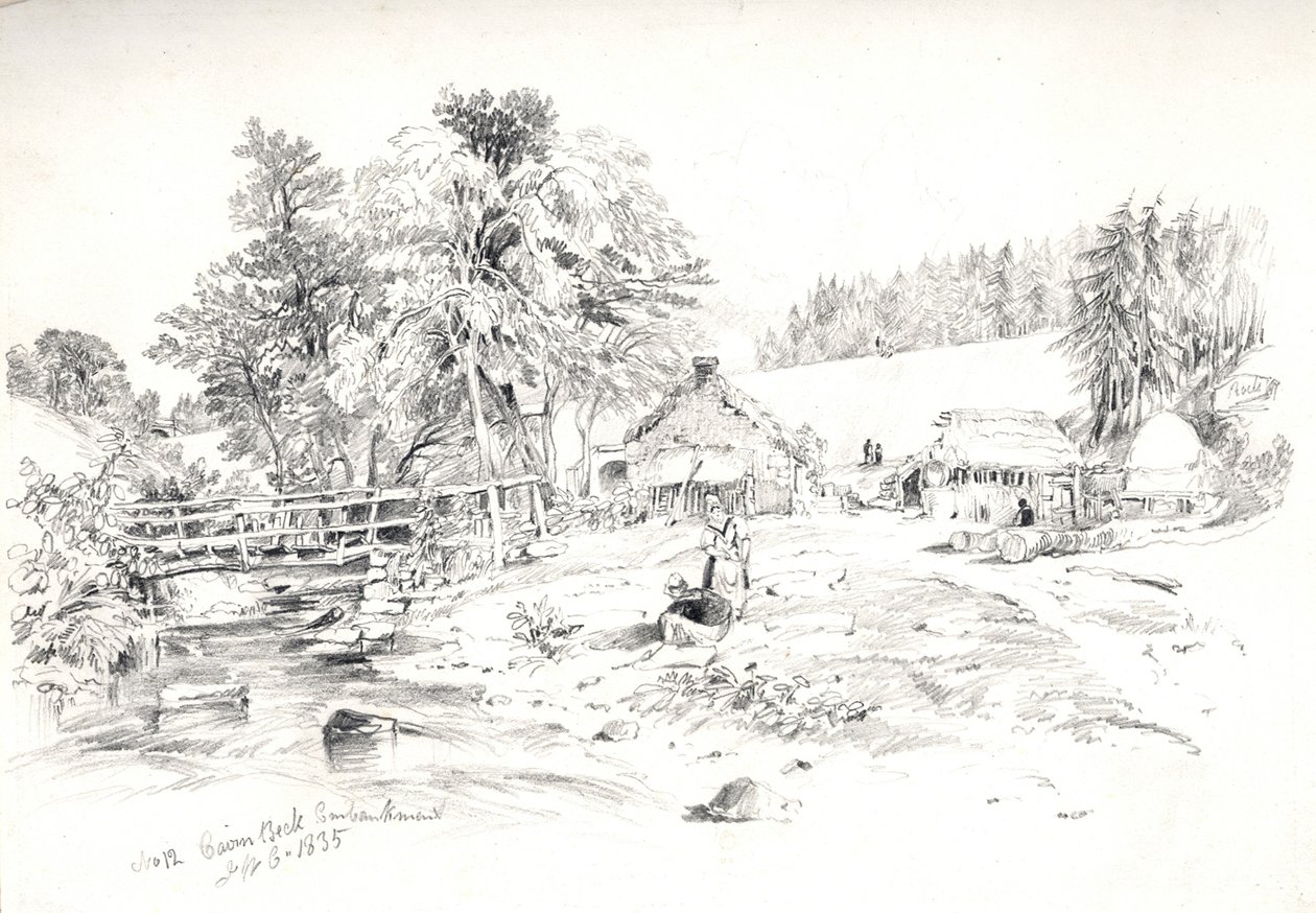 Cairn Beck Embankment, 1835 av John Wilson Carmichael