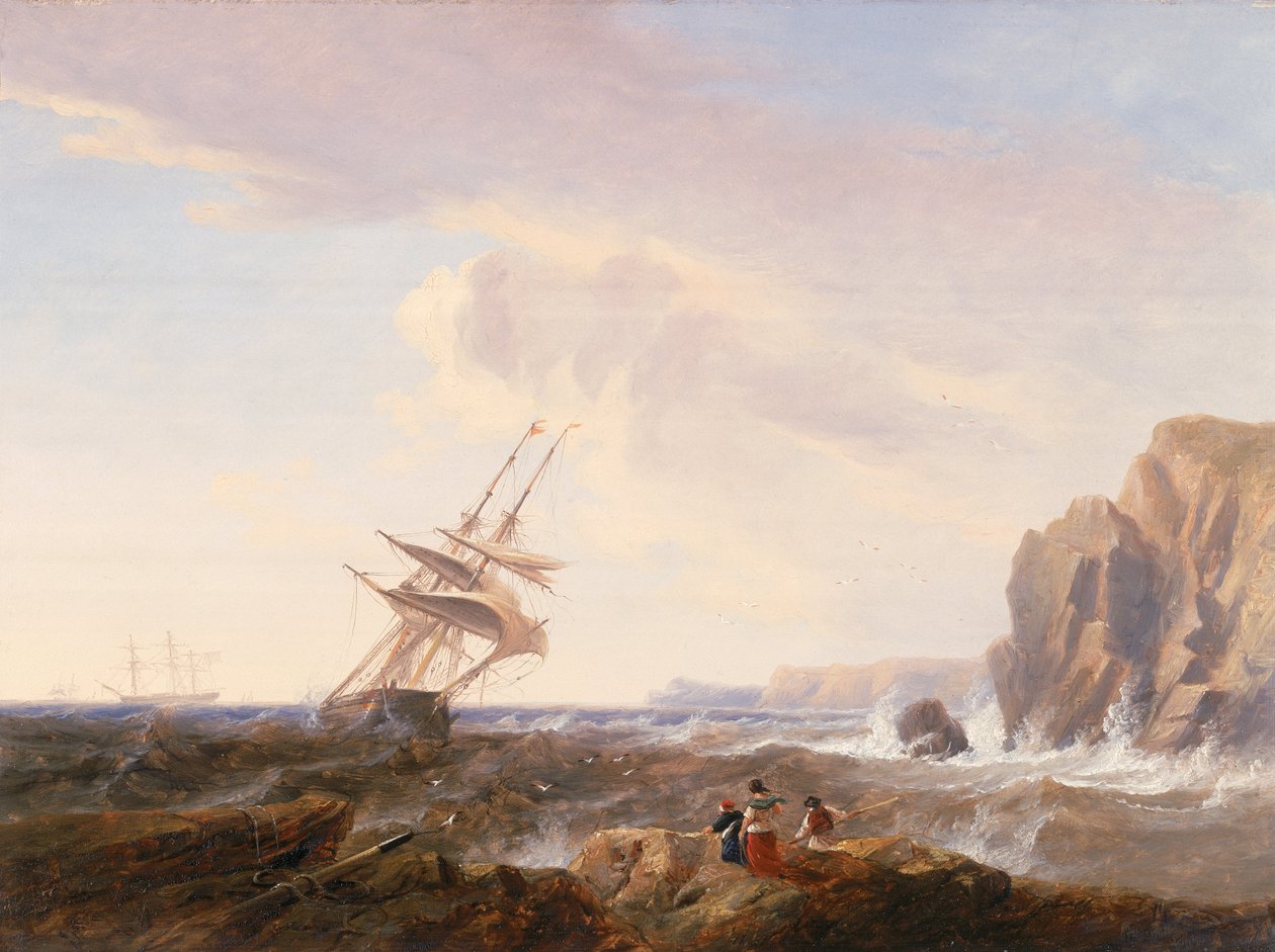 Morning After a Storm, 1844 (bräda) av John Wilson Carmichael