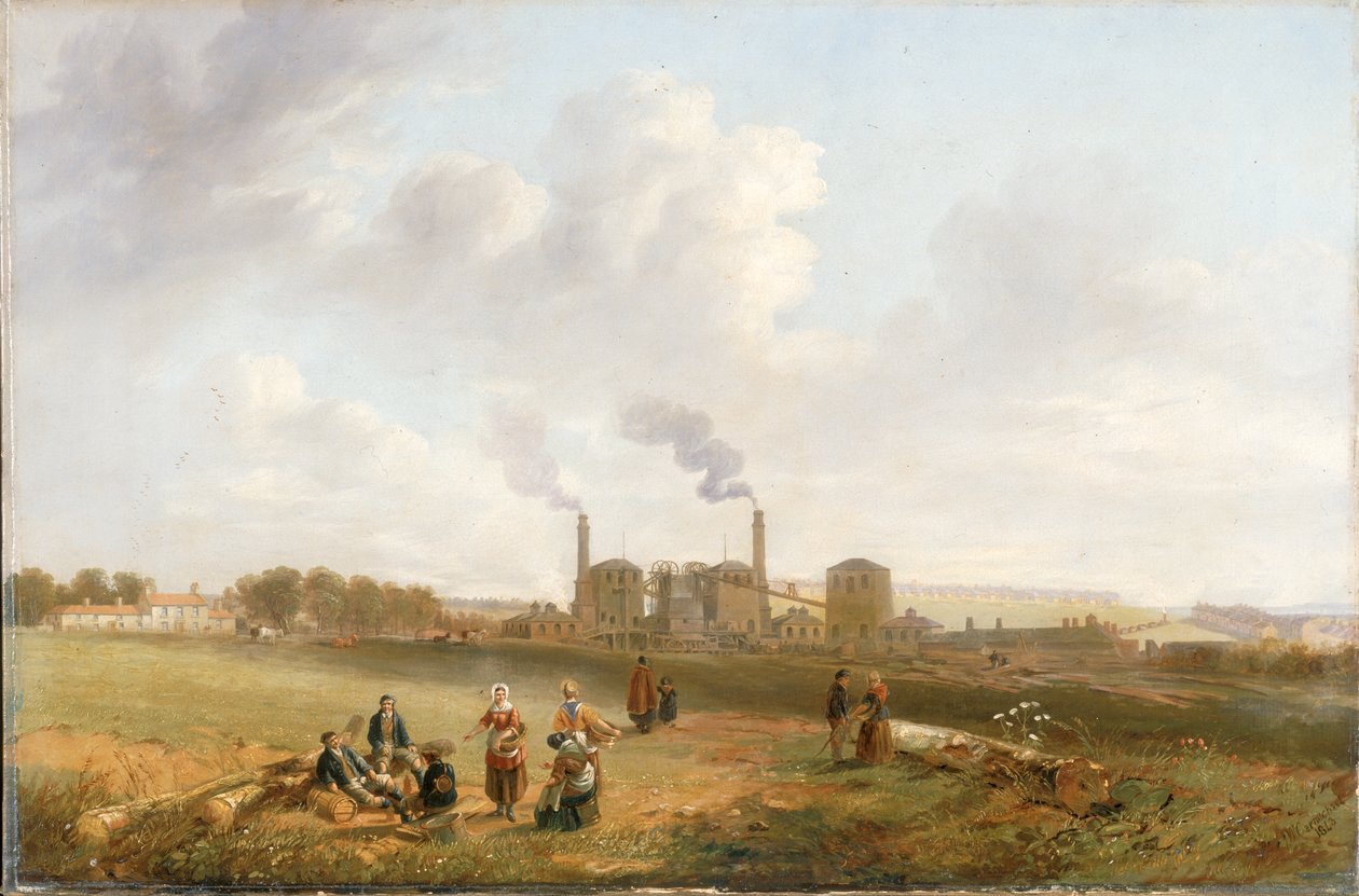 Murton Colliery, 1843 av John Wilson Carmichael