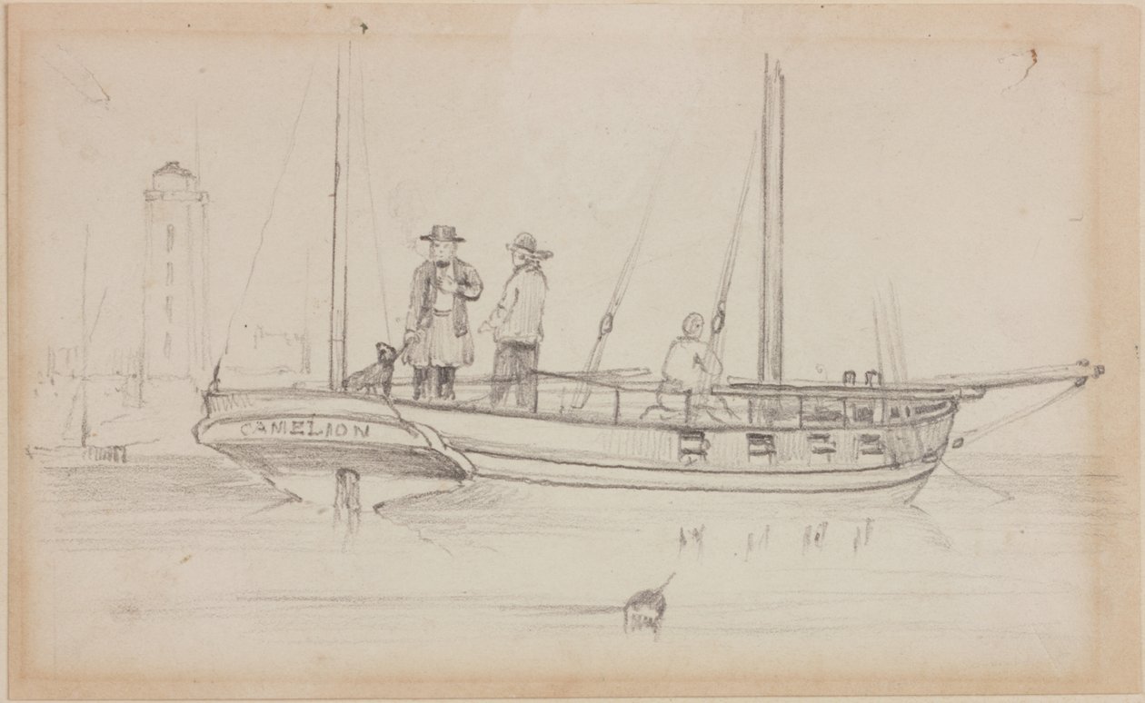 Segelbåtar - Shields av John Wilson Carmichael