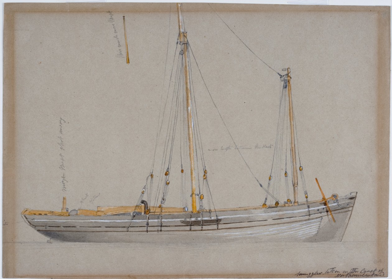 Smuggler (kroppsfärg) av John Wilson Carmichael