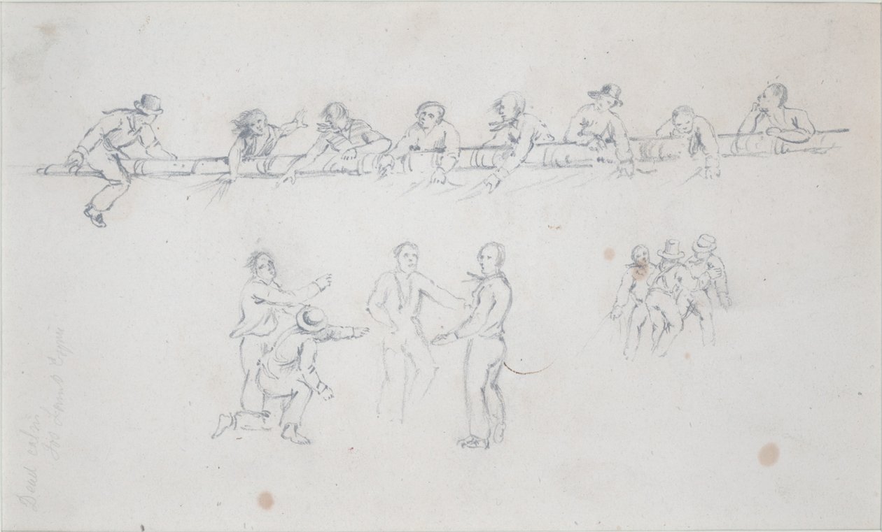 Studie av sjömän av John Wilson Carmichael