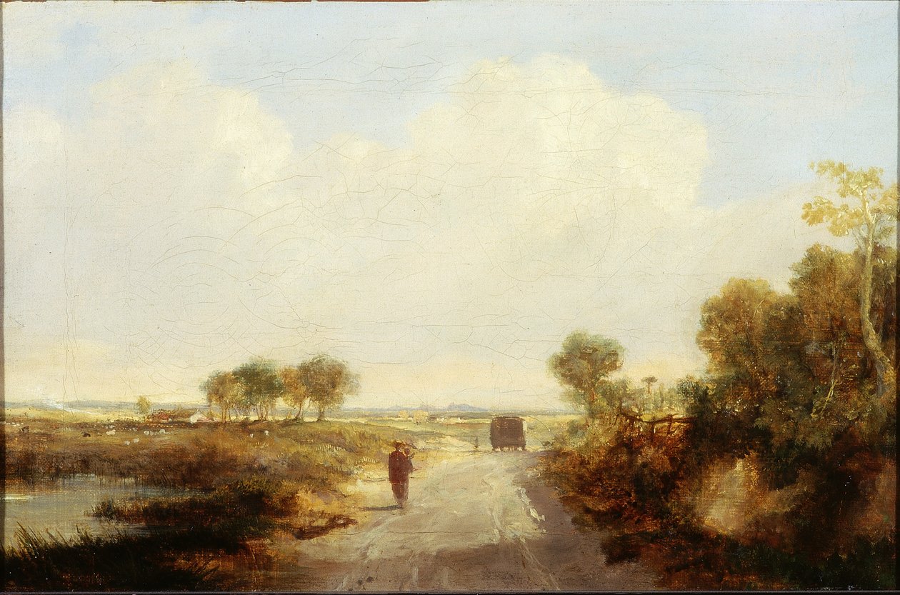 Edinburgh från Ratho av John Wilson Ewbank