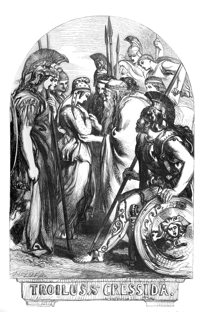 Troilus och Cressida av John (after) Gilbert