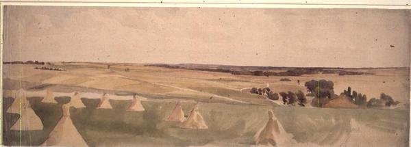Battlefield of Crecy, 26 augusti 1346 av John Absolon