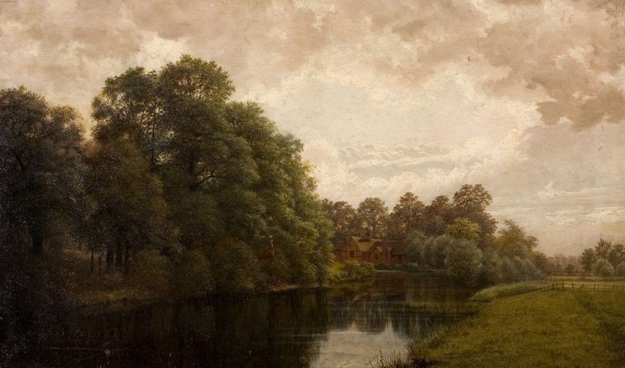 A Peaceful Warwickshire Scene, 1883 av John Anderson